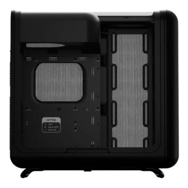 X50, Tempered Glass, No PSU, E-ATX, Pitch Black, Mid Tower Case