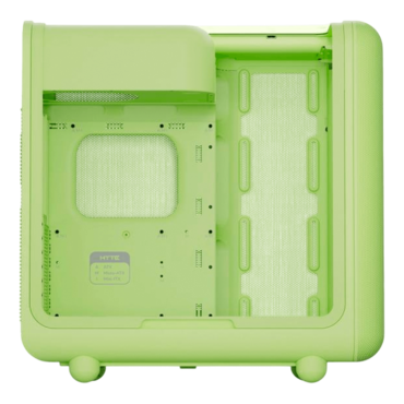 X50, Tempered Glass, No PSU, E-ATX, Matcha Milk, Mid Tower Case