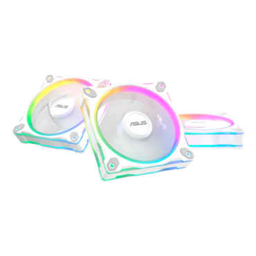 Prime MR120 ARGB 3 x 120mm, White, ARGB LEDs, 1600 RPM, 58 CFM, 21 dBA, Cooling Fans