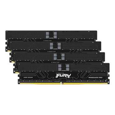 64GB (4 x 16GB) FURY™ Renegade Pro, DDR5 5600MT/s, CL28, 1Rx8, ECC Registered DIMM Memory