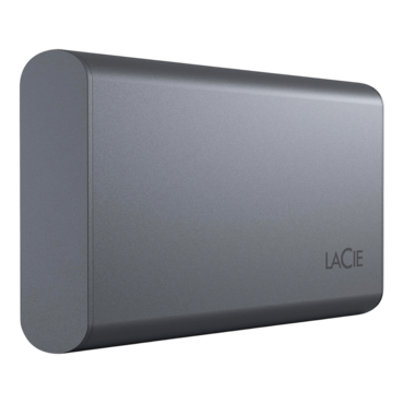 500GB LaCie Mobile SSD Secure, 1050 / 1000 MB/s, USB-C, Space Gray, Rugged External SSD
