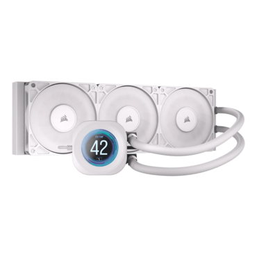 NAUTILUS 360 RS LCD, White, 360mm Radiator, Liquid Cooling System