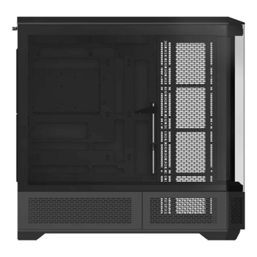 View 600 TG, Tempered Glass, No PSU, E-ATX, Black, Full Tower Case