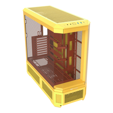 View 600 TG, Tempered Glass, No PSU, E-ATX, Butter Caramel, Full Tower Case