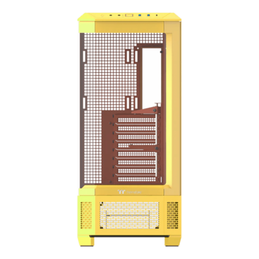 View 600 TG, Tempered Glass, No PSU, E-ATX, Butter Caramel, Full Tower Case