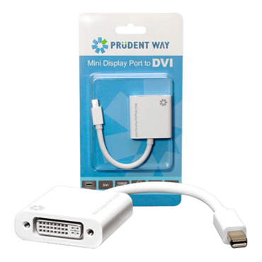 PWI-MD-DVI, Mini DisplayPort to DVI-I Adapter Converter Cable