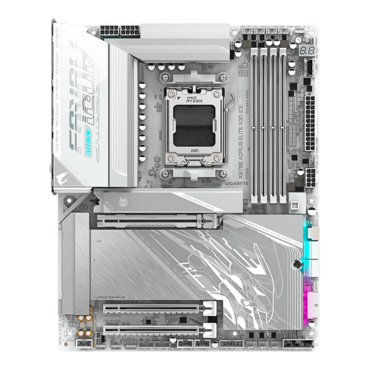 X870E AORUS ELITE X3D ICE, AMD X870E Chipset, AM5, ATX Motherboard