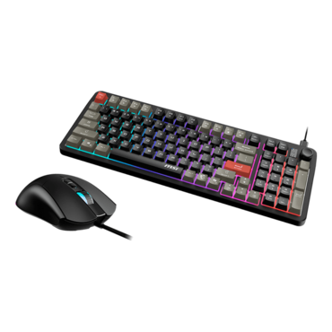 FORGE GK110 COMBO, RGB, Wired, Black, Membrane Gaming Keyboard & Mouse