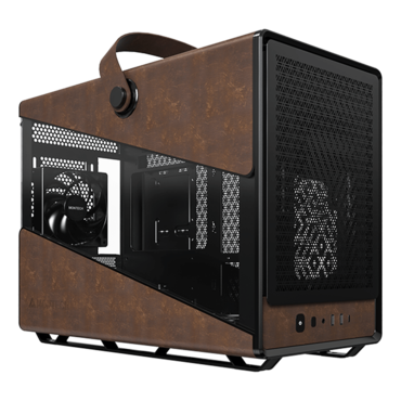 Heritage PRO, w/ Window, No PSU, microATX, Black, Mini Tower Case