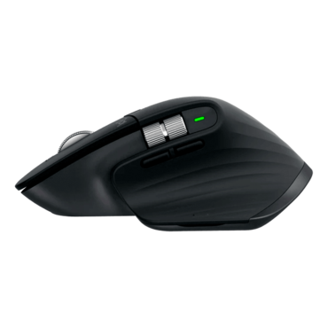 MX MASTER 3S, 8000-dpi, Bluetooth, Black, Optical Ergonomic Mouse