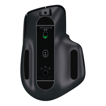 MX MASTER 3S, 8000-dpi, Bluetooth, Black, Optical Ergonomic Mouse