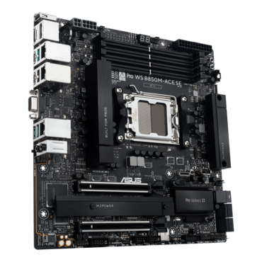 Pro WS B850M-ACE SE, AMD B850 Chipset, AM5, microATX, Motherboard