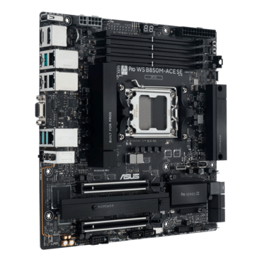 Pro WS B850M-ACE SE, AMD B850 Chipset, AM5, microATX, Motherboard
