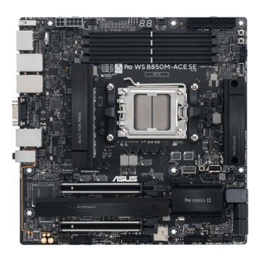 Pro WS B850M-ACE SE, AMD B850 Chipset, AM5, microATX, Motherboard