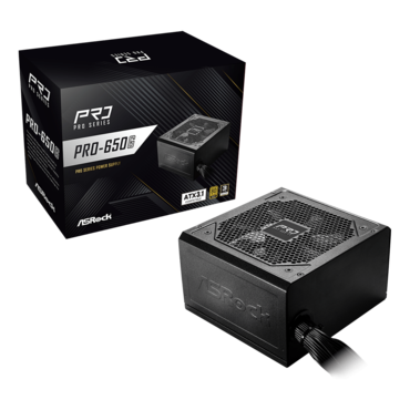 PRO-650G, 80 PLUS Gold 650W, No Modular, ATX Power Supply