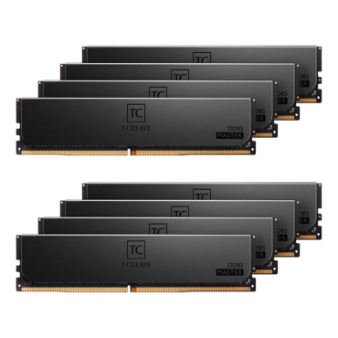 128GB (8 x 16GB) T-CREATE MASTER DDR5 6800MHz, CL34, Black, DIMM Memory - TAA Compliant