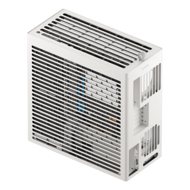 HS 420 VGPU, Tempered Glass, No PSU, E-ATX, White, Mid Tower Case