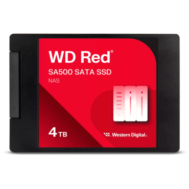 4TB WD Red SA500 7 mm, 560 / 520 MB/s, 3D NAND, SATA 6Gb/s, 2.5&quot; SSD