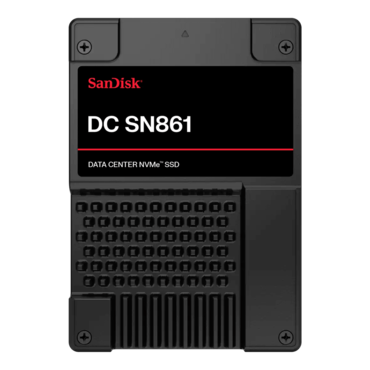 7.68TB DC SN861 15mm, 13700 / 7500 MB/s, 3D NAND, PCIe NVMe 5.0 x4, SED, ISE, U.2 2.5&quot; SSD