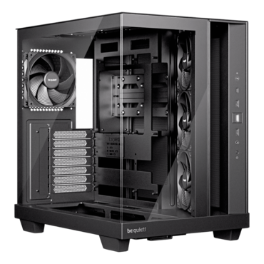 Light Base 500, Tempered Glass, No PSU, ATX, Black, Mid Tower Case