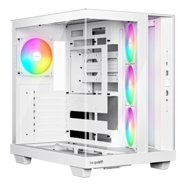 Light Base 500 LX, Tempered Glass, No PSU, ATX, White, Mid Tower Case