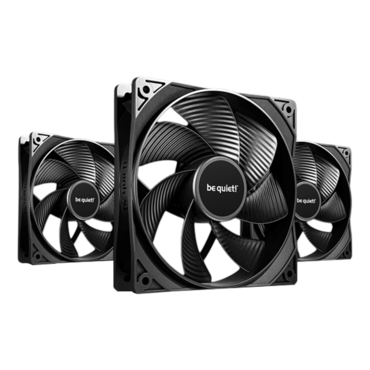 Pure Wings 3 Reverse 3 x 120mm, 1500 RPM, 47.1 CFM, 28 dBA, Cooling Fans