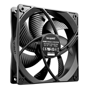 Pure Wings 3 Reverse 3 x 120mm, 1500 RPM, 47.1 CFM, 28 dBA, Cooling Fans