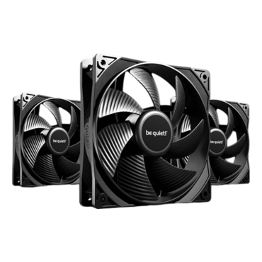 Pure Wings 3 3 x 120mm, 1600 RPM, 49.9 CFM, 25.5 dBA, Cooling Fans