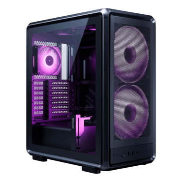 MasterFrame 500 Mesh ARGB, Tempered Glass, No PSU, ATX, Black, Mid Tower Case