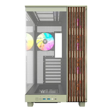 View 380 XL WS ARGB, Tempered Glass, No PSU, ATX, Matcha Green, Mid Tower Case