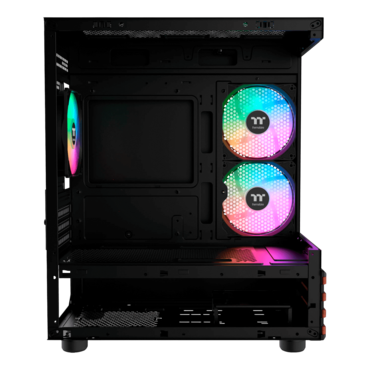 View 170 WS ARGB, Tempered Glass, No PSU, microATX, Black, Mini Tower Case