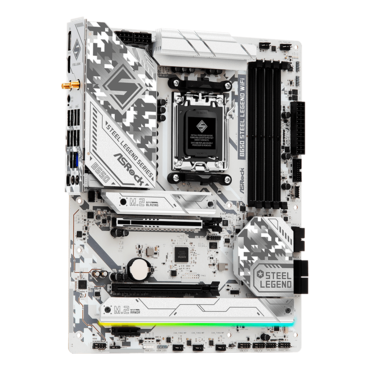 B650 Steel Legend WiFi, AMD B650 Chipset, AM5, ATX Motherboard