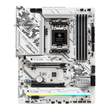 B650 Steel Legend WiFi, AMD B650 Chipset, AM5, ATX Motherboard