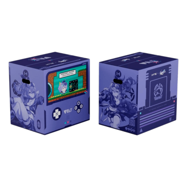 Official Y70 Silver Wolf Case Bundle, Tempered Glass, No PSU, E-ATX, Black/Violet, Mid Tower Case