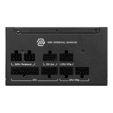 MAG A750GLS PCIE5, 80 PLUS Gold 750W, Fully Modular, ATX Power Supply