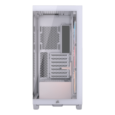 3500X RS-R ARGB, Tempered Glass, No PSU, E-ATX, White, Mid Tower Case