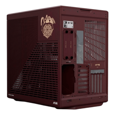 Metaphor: ReFantazio Y70, Tempered Glass, No PSU, E-ATX, Burgundy/Black, Mid Tower Case