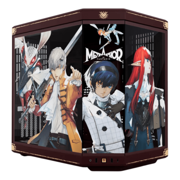 Metaphor: ReFantazio Y70, Tempered Glass, No PSU, E-ATX, Burgundy/Black, Mid Tower Case