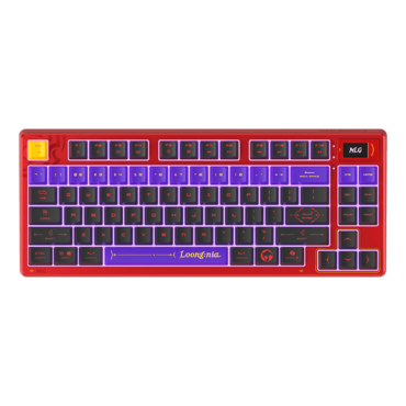 FORGE TKL WIRELESS MLG EDITION, RGB, KTT Purple Star Linear, Wired/Bluetooth/Wireless, Red/Black, Mechanical Gaming Keyboard