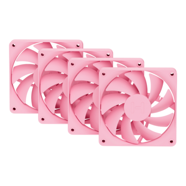 FA12 Strawberry Milk 4 x 120mm, 1500 RPM, 72 CFM, 28 dBA, Cooling Fans