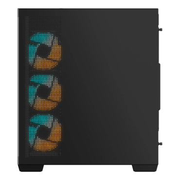 C500 PANORAMIC STEALTH, Tempered Glass, No PSU, ATX, Black, Mid Tower Case