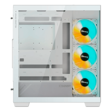 C500 PANORAMIC STEALTH ICE, Tempered Glass, No PSU, ATX, White, Mid Tower Case