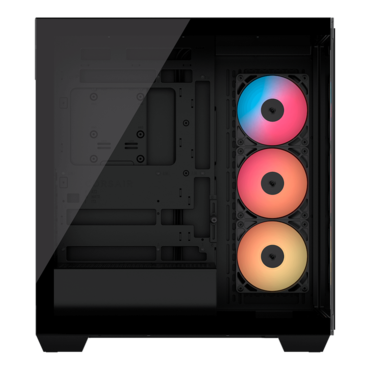 3500X RS-R ARGB, Tempered Glass, No PSU, E-ATX, Black, Mid Tower Case