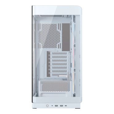 FRAME 4500X RS-R ARGB, Tempered Glass, No PSU, E-ATX, White, Mid Tower Case