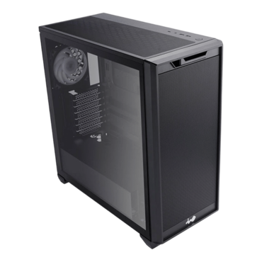 D5, Tempered Glass, No PSU, E-ATX, Black, Mid Tower Case