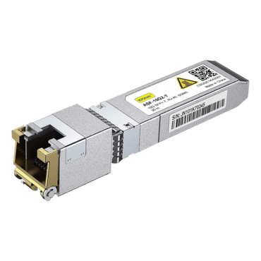 1.25/2.5/5/10G-T SFP+ to RJ45 CAT.6a Copper Transceiver, Auto-Negotiation SFP+ Ethernet Module