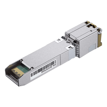 1.25/2.5/5/10G-T SFP+ to RJ45 CAT.6a Copper Transceiver, Auto-Negotiation SFP+ Ethernet Module
