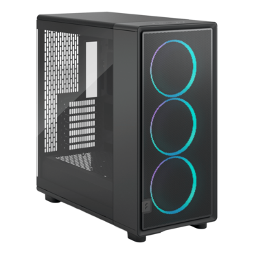 Epoch XL TG RGB Light Tint, Tempered Glass, No PSU, E-ATX, Black, Mid Tower Case