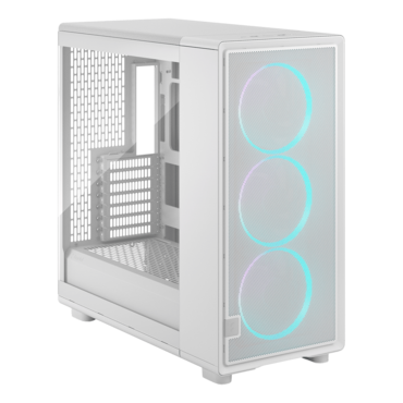 Epoch XL TG RGB Clear Tint, Tempered Glass, No PSU, E-ATX, White, Mid Tower Case