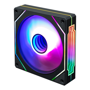 KWI-FAN01 120mm, ARGB LEDs, 1200 RPM, 40 CFM, 20 dBA, Cooling Fan